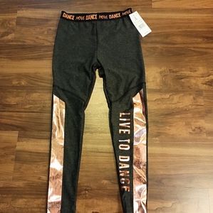 Bloworld  leggings move dance move size xs